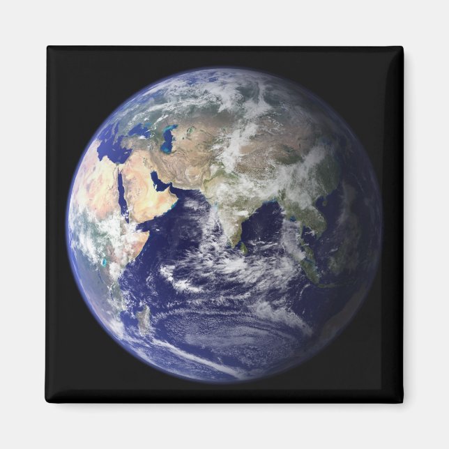 Sicht auf die Erde aus dem Weltall Magnet (Vorne)
