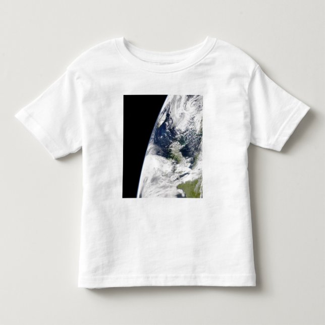 Sicht auf die Erde vom Weltraum Kleinkind T-shirt (Vorderseite)