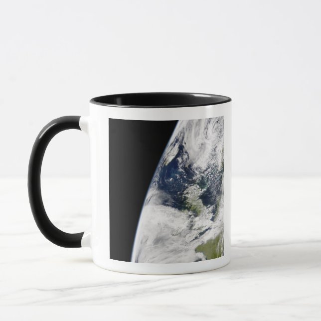 Sicht auf die Erde vom Weltraum Tasse (Links)