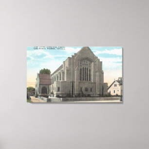 Sicht auf die Erste Vereinigte Presbyterianische K Leinwanddruck