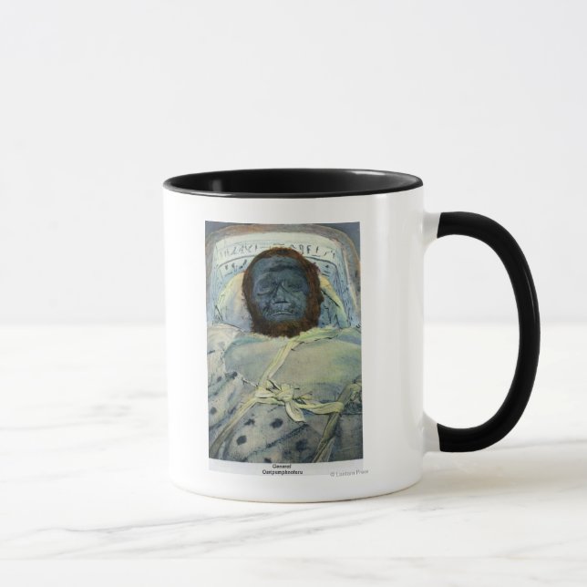 Sicht auf die General Ossipumphnoferu Mummy Tasse (Rechts)