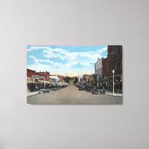 Sicht auf die Hauptstraße 3 Leinwanddruck