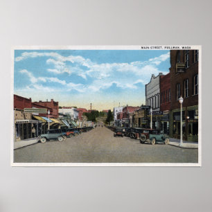 Sicht auf die Hauptstraße 5 Poster