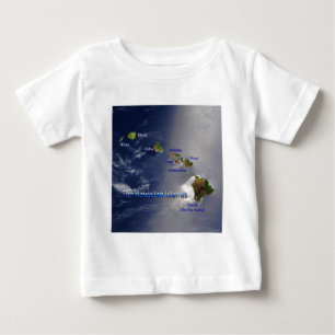 Sicht auf die Hawaiianischen Inseln Baby T-shirt