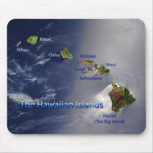 Sicht auf die Hawaiianischen Inseln Mousepad