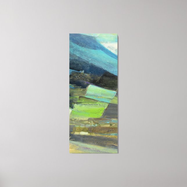 Sicht auf die Küste II | Abstrakte Print 7 Leinwanddruck (Vorderseite)