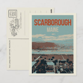 Sicht auf die Küste Scarborough Maine USA Postkarte