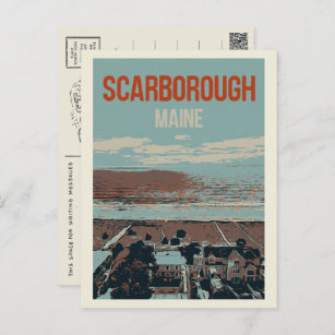 Sicht auf die Küste Scarborough Maine USA Postkarte