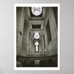 Sicht auf die Lampen (b/w Foto) Poster