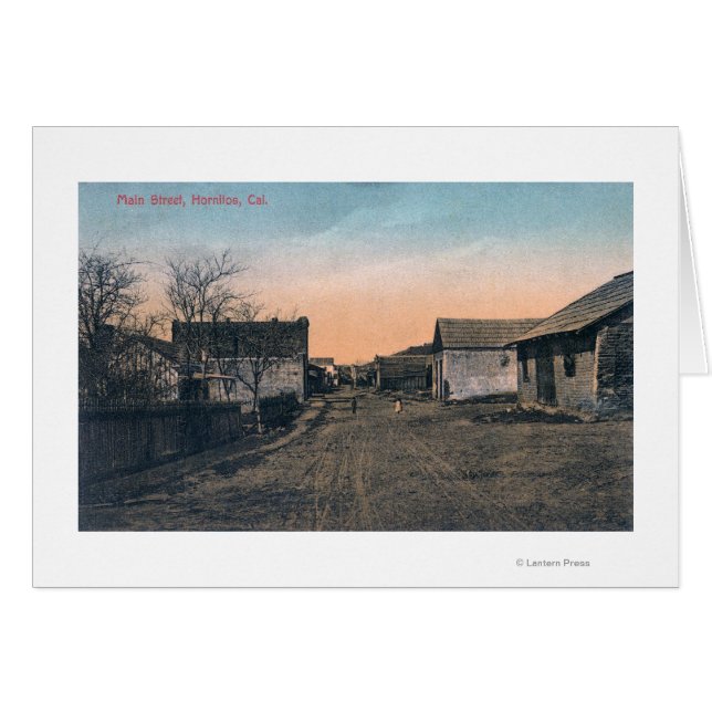 Sicht auf die Main StreetHornitos, CA (Vorderseite (Horizontal))