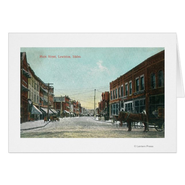 Sicht auf die Main StreetLewiston, ID (Vorderseite (Horizontal))