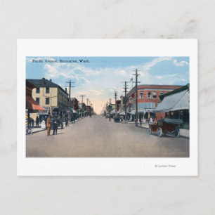 Sicht auf die Pazifikstraße Postkarte