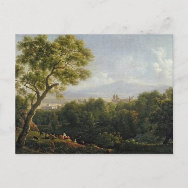 Sicht auf Frascati Postkarte (Vorderseite)