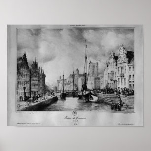 Sicht auf Gent Poster
