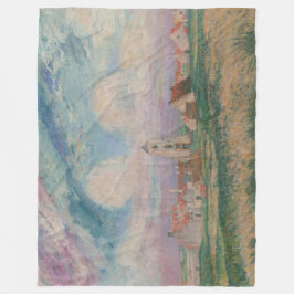 Sicht auf Mariakerke Fleecedecke