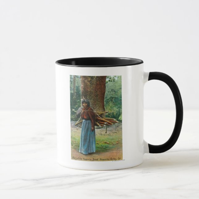 Sicht auf Mary der Yosemite Natives Carry Tasse (Rechts)