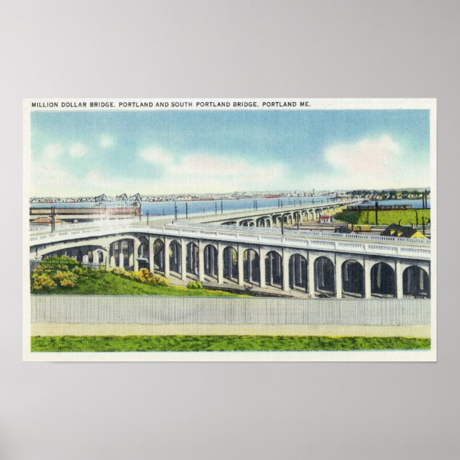 Sicht auf Millionen Dollar Poster (Vorne)