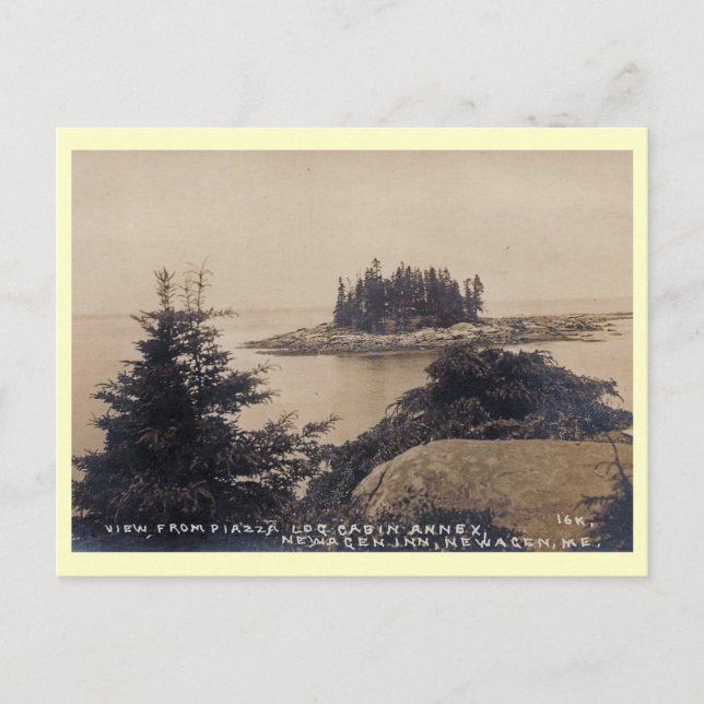 Sicht auf Newagen, Maine Vintag Postkarte (Vorderseite)