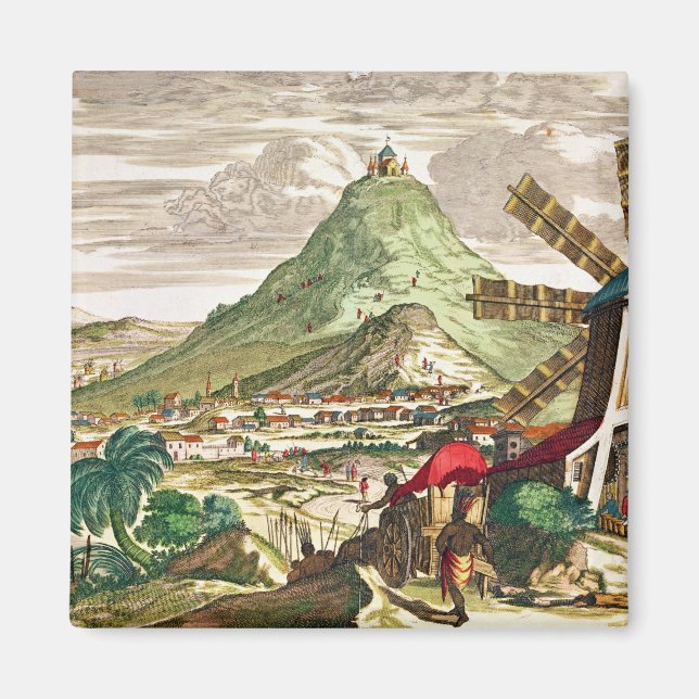 Sicht auf Potosi in Bolivien Magnet (Vorne)