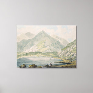 Sicht auf Snowdon Leinwanddruck