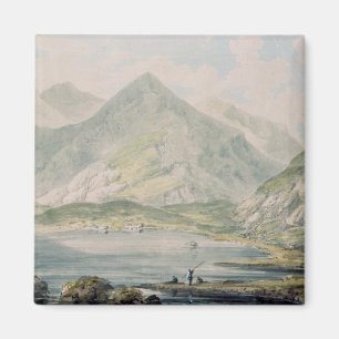 Sicht auf Snowdon Magnet