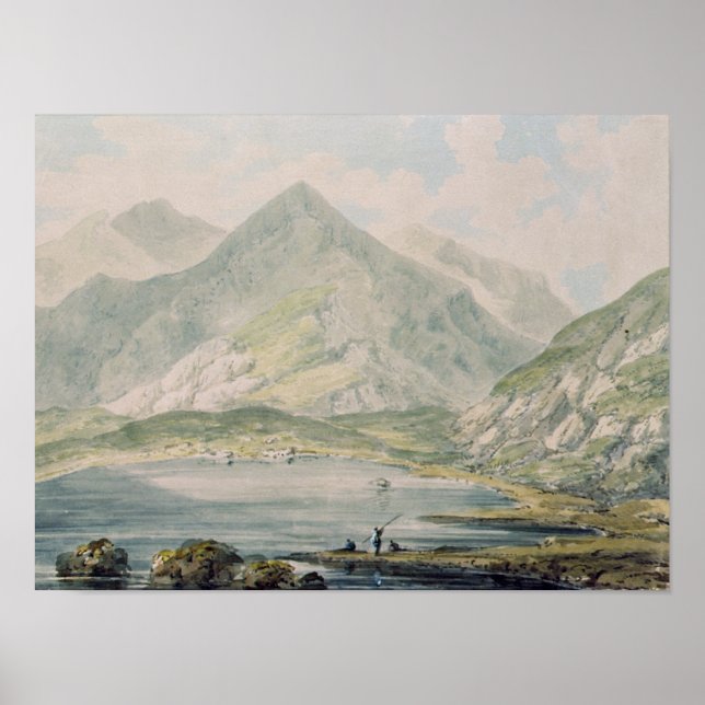 Sicht auf Snowdon Poster (Vorne)