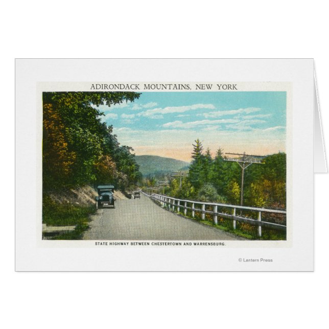 Sicht auf Staat Hwy in Richtung Warrensburg (Vorderseite (Horizontal))
