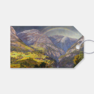 Sicht auf Stalheim in Norwegen Geschenkanhänger
