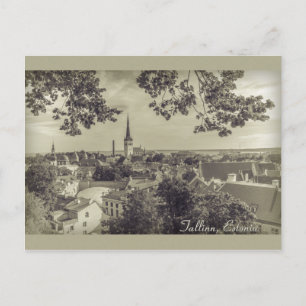 Sicht auf Tallinn von Toompea CC0210 Postkarte