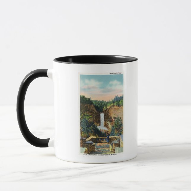 Sicht auf Taughannock Falls # 2 Tasse (Links)