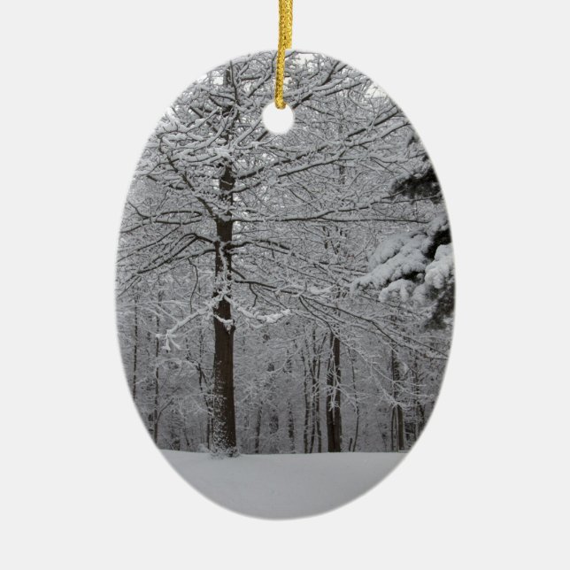Sicht auf Wälder Keramik Ornament (Vorne)