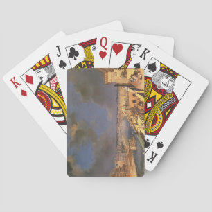 Sicht auf Wien, 1819 (Öl auf Leinwand) Spielkarten