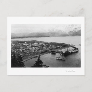 Sicht nach Süden, Alaska aus Luftbild Postkarte