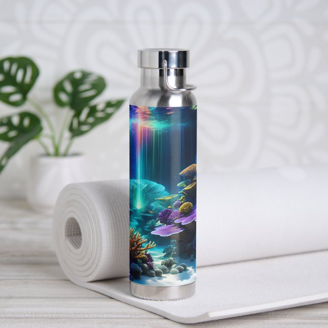 Sichtbar unter Meeresbildern Trinkflasche (Yoga)