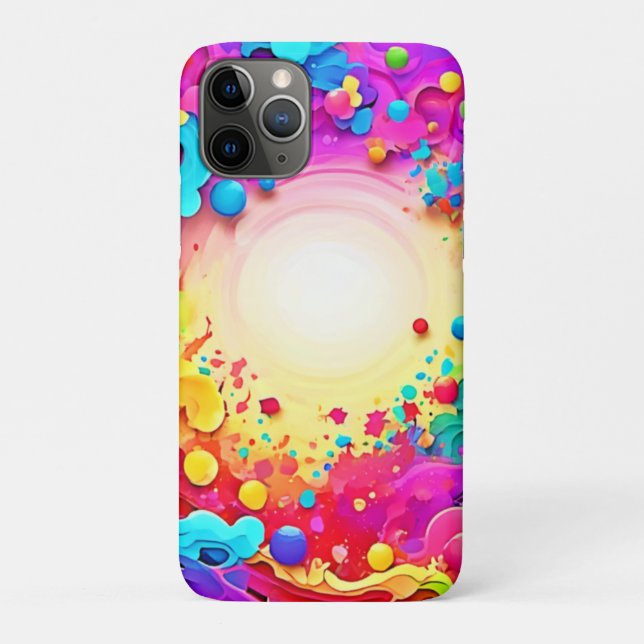 Sichtbare Abstrakte Farbexplosion Art Case-Mate iPhone Hülle (Rückseite)