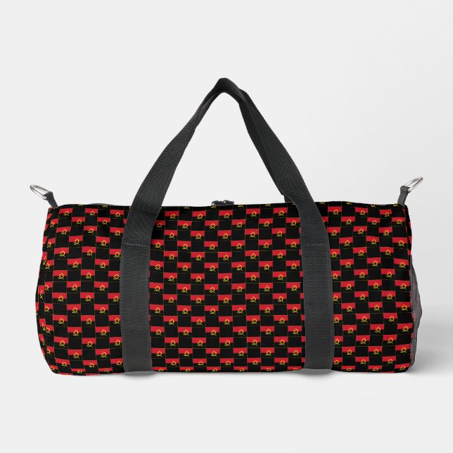 Sichtbares Angola-Muster Duffle Bag (Vorderseite)