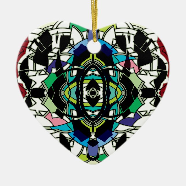 Sichtbares Design Keramikornament (Vorne)