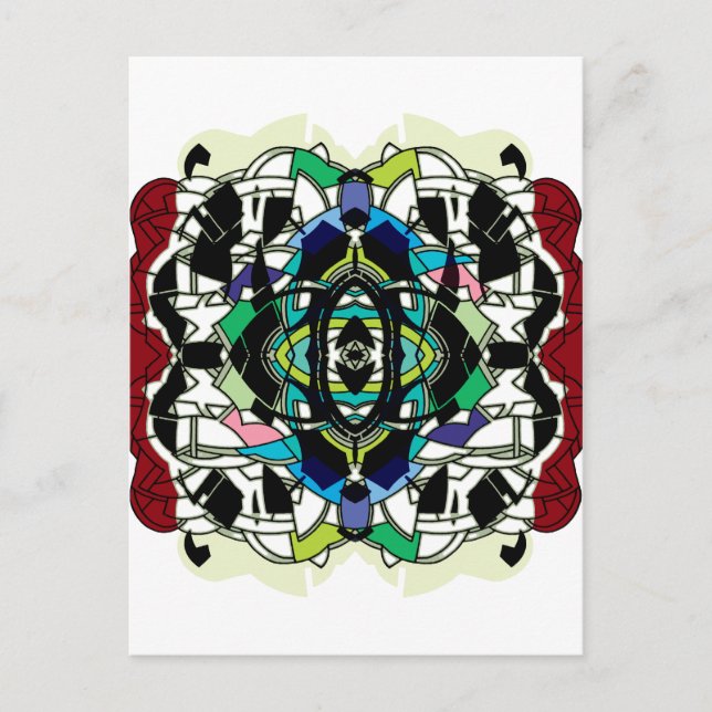 Sichtbares Design Postkarte (Vorderseite)