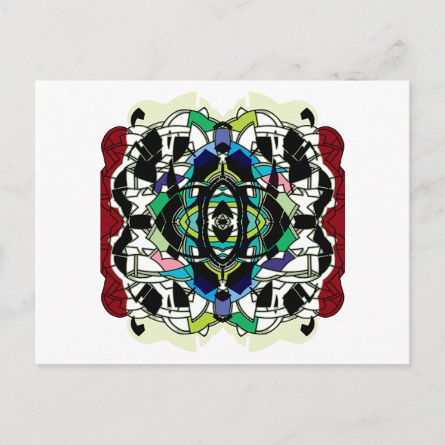 Sichtbares Design Postkarte (Vorderseite)