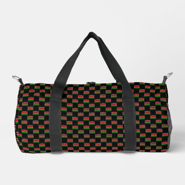 Sichtbares Kenya-Flag-Muster Duffle Bag (Vorderseite)
