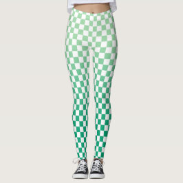 Sichtbares Licht in dunkelgrünes Lichtmuster Leggings