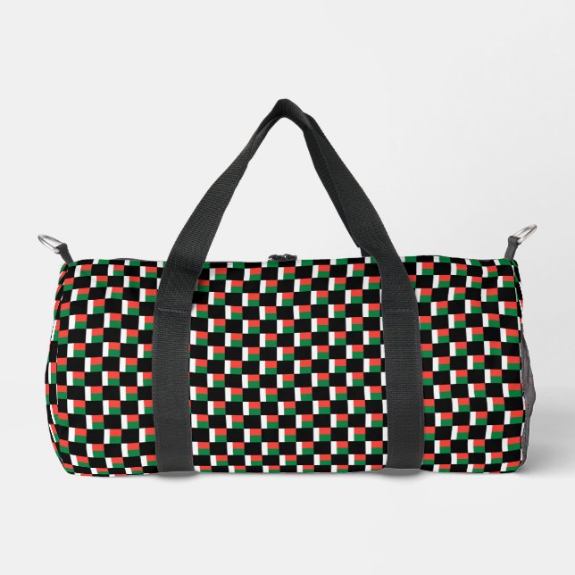 Sichtbares Madagaskar-Flag-Muster Duffle Bag (Vorderseite)