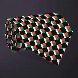 Sichtbares Madagaskar-Flag-Muster Krawatte