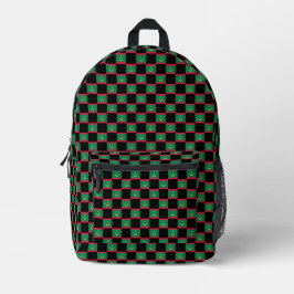 Sichtbares Mauretanienflaggenmuster Bedruckter Rucksack