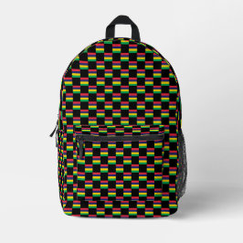 Sichtbares Mauritius-Flag-Muster Bedruckter Rucksack
