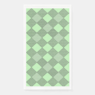 Sichtbares Muster 01 w Lgreen BG Serviette
