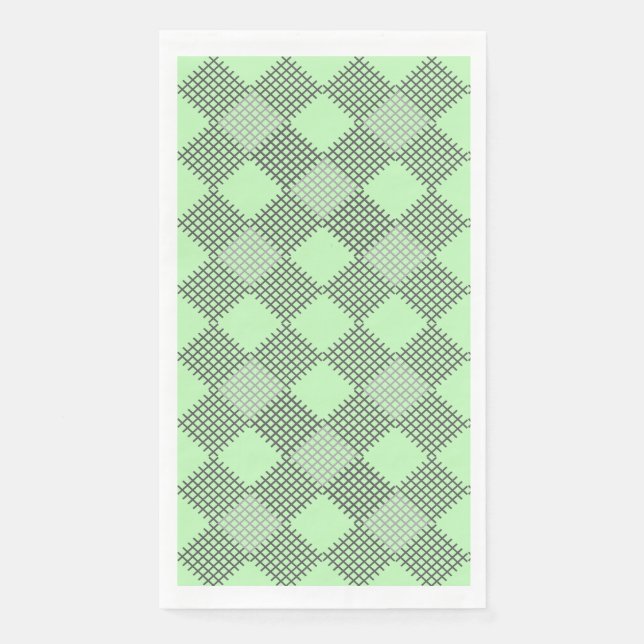 Sichtbares Muster 01 w Lgreen BG Serviette (Vorderseite)