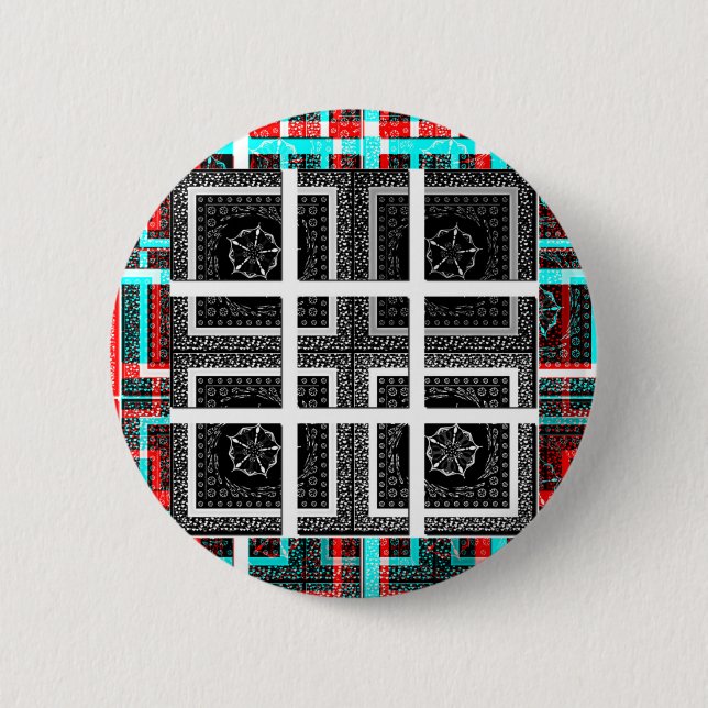 Sichtbares Muster - Art Print Button (Vorderseite)