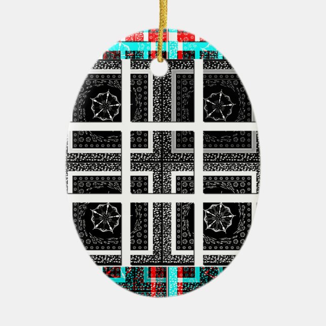 Sichtbares Muster - Art Print Keramikornament (Vorne)