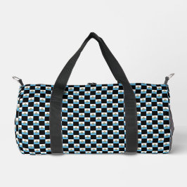 Sichtbares Muster der San Marino-Flagge Duffle Bag
